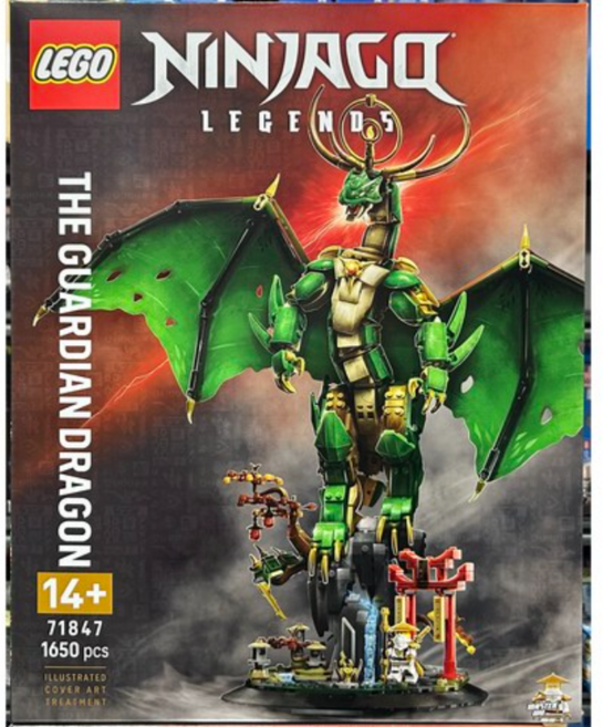 레고 닌자고 71847 가디언 드래곤, 혼합색상, 1개