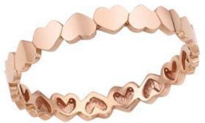 로이드 360도 플랫 하트 패턴 14K/18K Gold 반지 LRS20053G 산본NC점