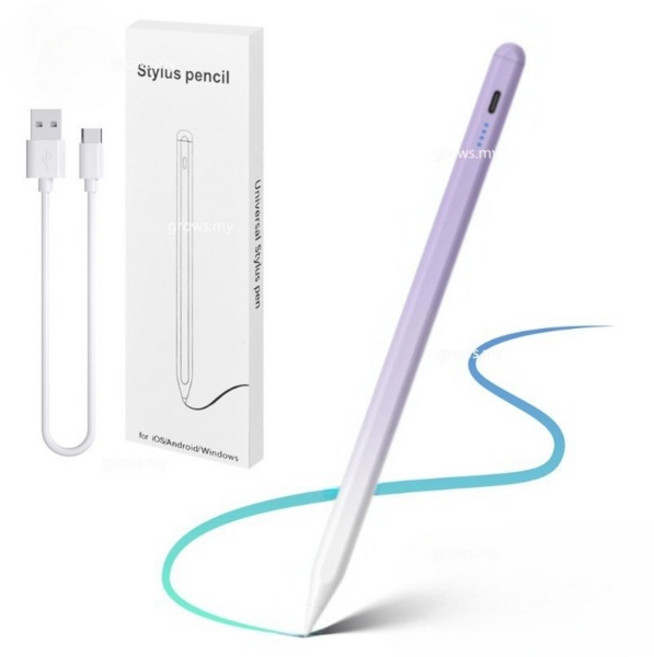 Redmi Pad SE 4G 용 호환 용품 스타일러스 펜 Xiaomi Poco Pad 5G 5 6S Pro 12.4 Android 용량 성 펜용 8.7 인치 10.61 Pro 12, 1개, [04] Gradient Purple