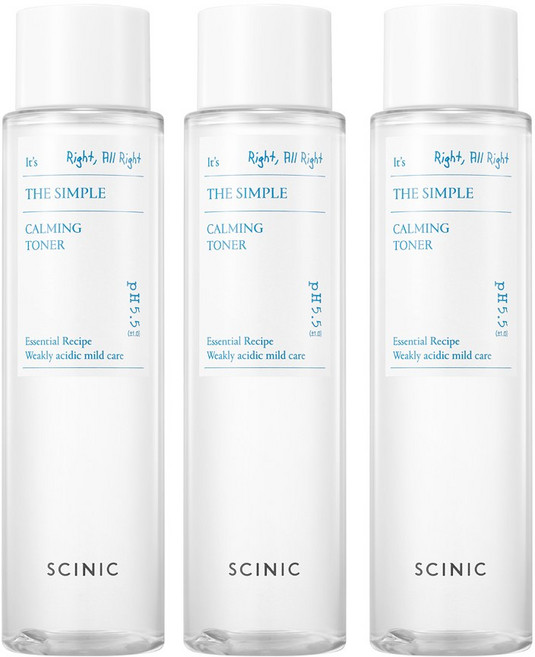 싸이닉 더심플 카밍 토너 145ml 3개