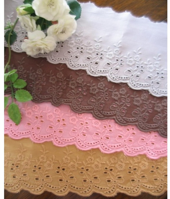 릴리패브릭 인견레이스]부케-4color, 황토, 1개