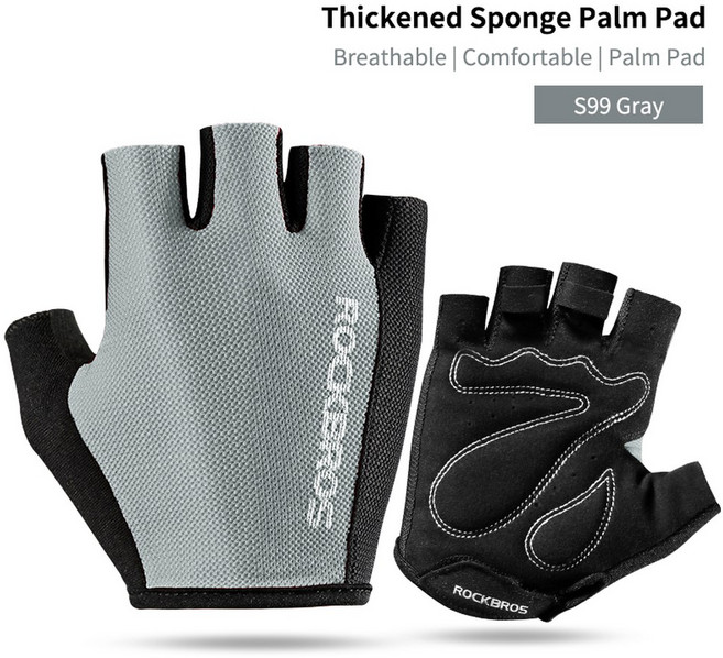 사이클링 장갑 손가락 여름 남성 여성 MTB 도로 자전거 충격 방지 장비, S099GR