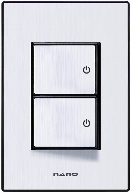 나노 아트2 블랙) 스위치 2구, 1개