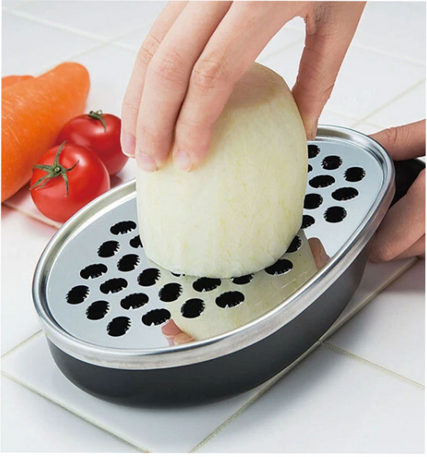 일본 시모무라 스텐 강판 PGS-11 감자 이유식 강판, 1개