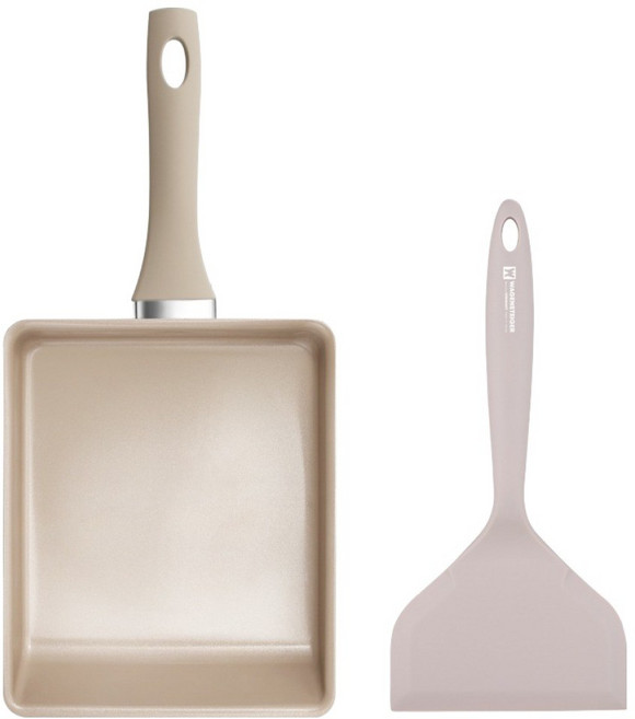 바겐슈타이거 인덕션 IH 에델 계란말이팬 + 실리콘뒤집개 크림미스트 세트, 1개, 24cm