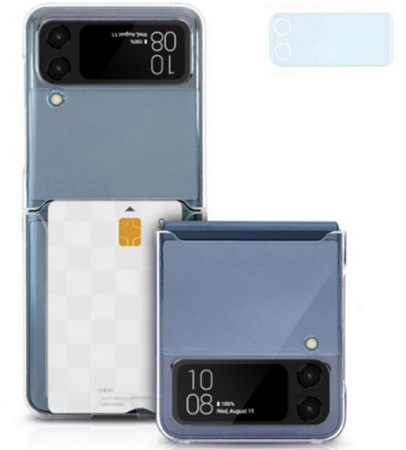 워너프 클리어 하드 카드 슬롯 케이스 + 카메라 디스플레이 보호필름