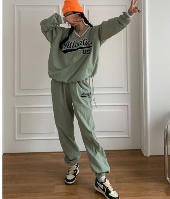 마이쏭 아틀바스락트레이닝세트 루즈핏 운동복