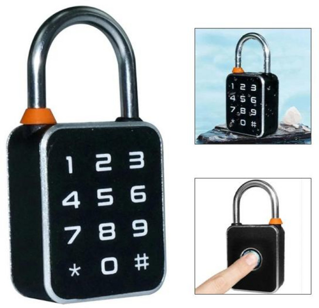 스마트도어 고급 IP65 방수 스마트 자물쇠 열쇠가 없는 생체 인식 지문 전자 문짝 도난 방지 자물쇠