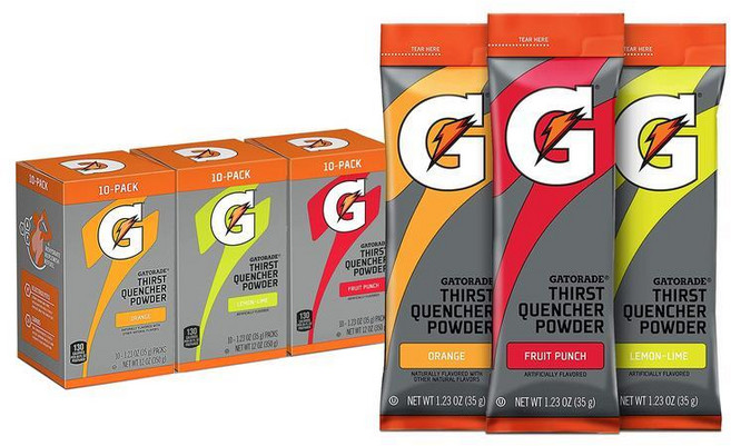 게토레이 제로 파우더 30개입 분말 스틱 간편 운동 여행 사무실 헬스장 이온 음료, 1g, 1개