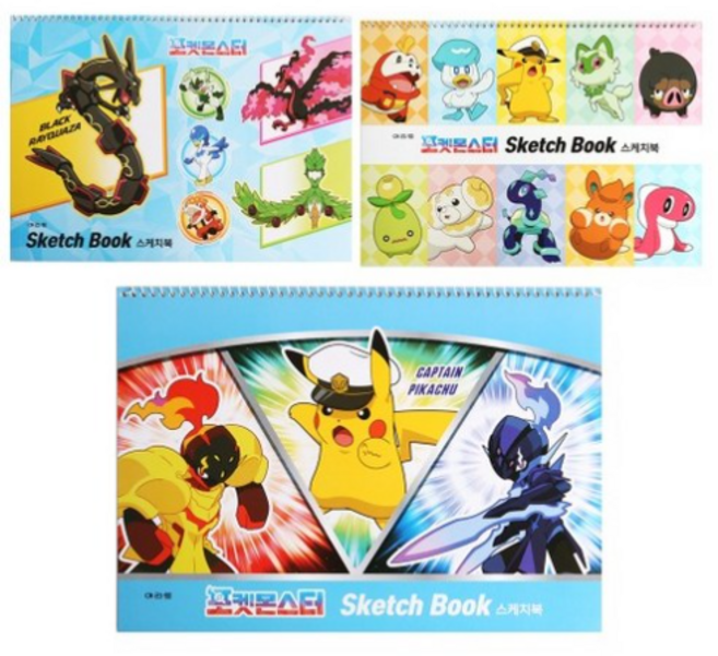 포켓몬 스케치북 골고루 3종