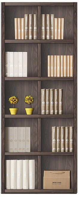 예뫼솔 2000시스템책장 5단-400-500-600-800-1000-1200사이즈 수납선택 책장 책꽂이 수납장 진열장, 5단-0800책장-월넛, 5단