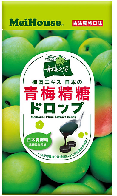 青梅之家 青梅精糖, 80g, 1袋