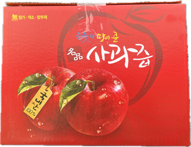 50+3 옥산 명품 무설탕 사과즙 [산복농원], 2박스, 120ml