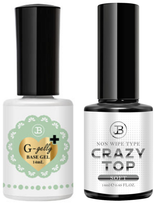 그라시아 진비 지젤리 베이스젤 플러스+크레이지 탑젤 소프트, 1개, 11ml, 투명