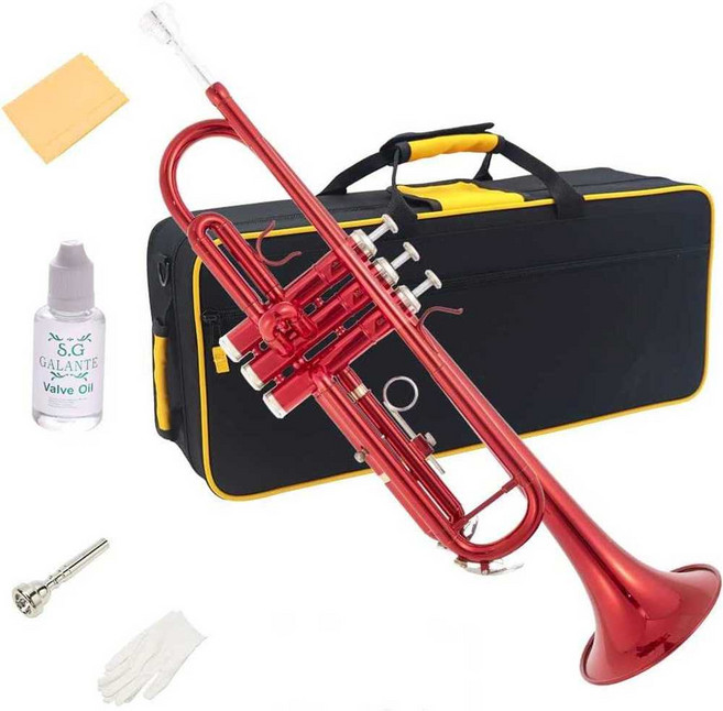 골드트럼펫 플루겔혼 마칭용 연습용 소음방지 공연, 1개