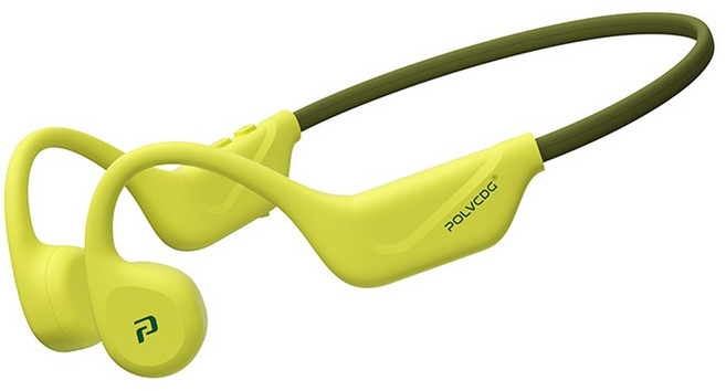 POLVCDG 개방형 골전도 사이클링 이어폰 32GB 메모리 Bluetooth 5 4 야외 스포츠 러닝 X1, Fluorescent Nomemory