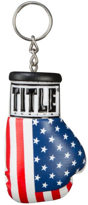 타이틀 복싱글러브 열쇠고리, USA