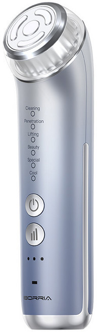 Crei 크레이 EMS 마이크로커런트 & RF 리프팅 홈케어 기기 멀티기능, 파란색