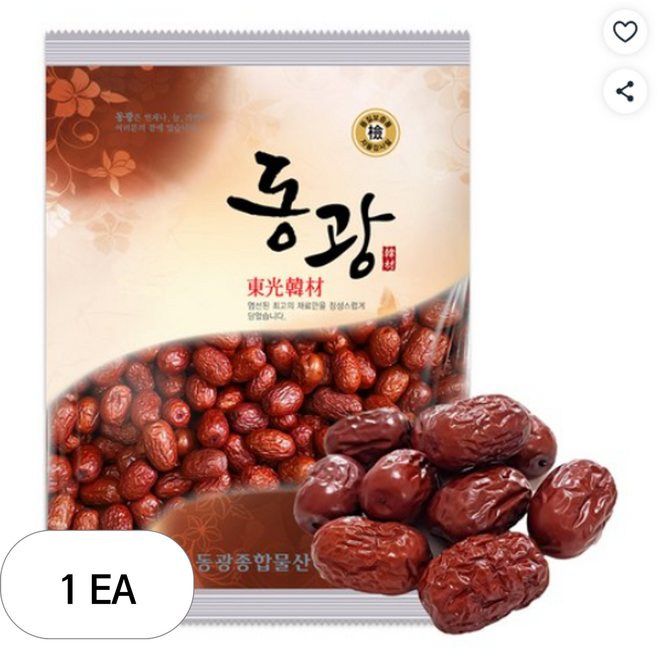 동광한방몰 대추 중국산, 1개, 300g