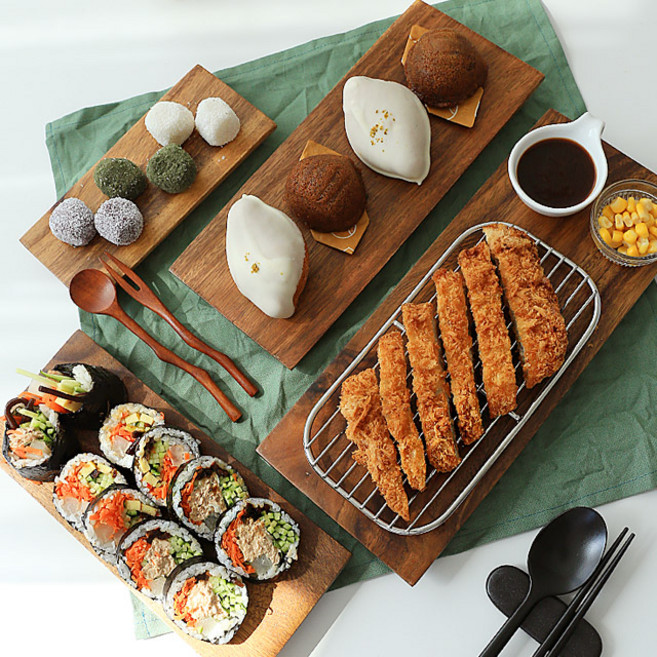 맛있는유혹 나무 초밥 접시 우드 스시 보드 아카시아 B급, (B급) 아카시아 스시보드 L, 1개