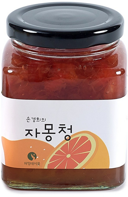 알알이 상큼 자몽청 유기농원당 수제청, 1개, 1개입, 500g