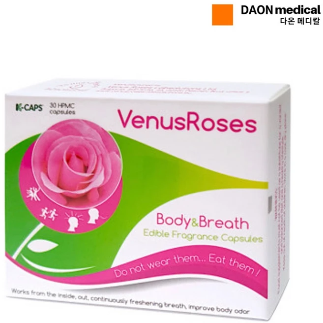 비너스 로즈오일 불가리아산 천연장미오일(30캡슐 1통1개월분) 제품증정5정 25년11월제품, 1개, 30정 - 쿠팡