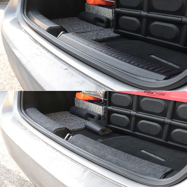 콘보이 A클래스 a220 해치백 W177/a35 amg 카본 펠트 트렁크범퍼커버 트렁크스텝 기스 스크래치방지커버, 카본트렁크범퍼커버