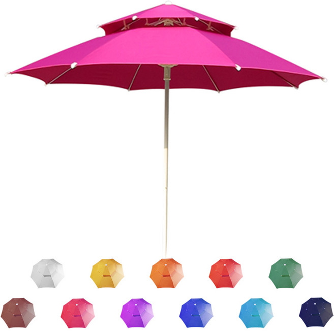 도레미파라솔 국산 2단 8각 레귤러 파라솔, 핑크