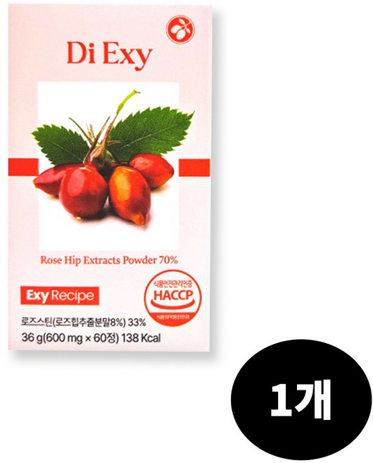 [본사 제품]엑시레시피 디엑시(Di exy), 1박스, 60정
