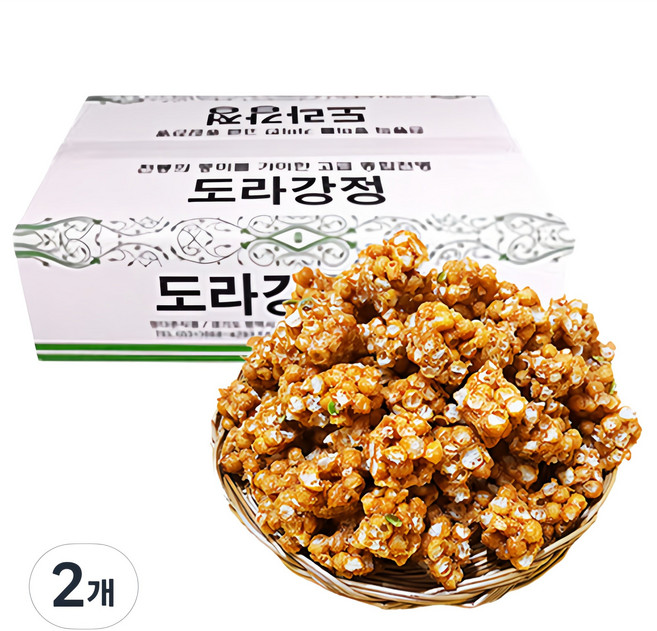 도라강정 오란다, 600g, 2개