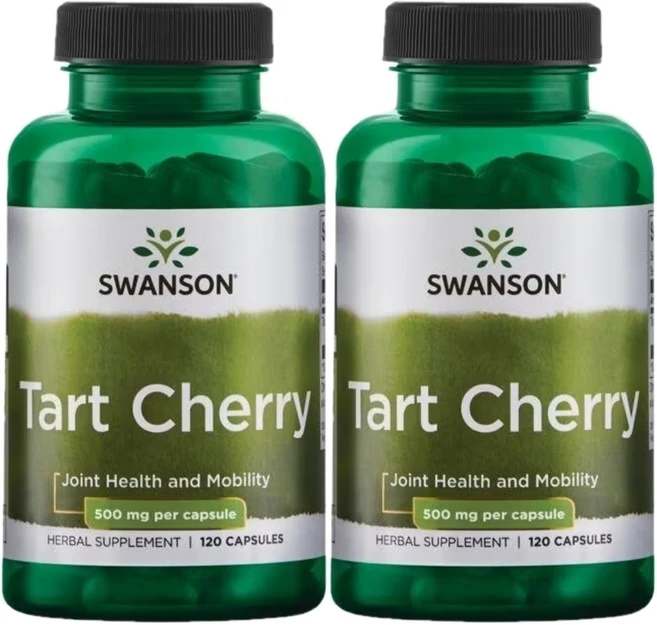 스완슨 타르트 체리 500mg, 120정, 2개 - 쿠팡