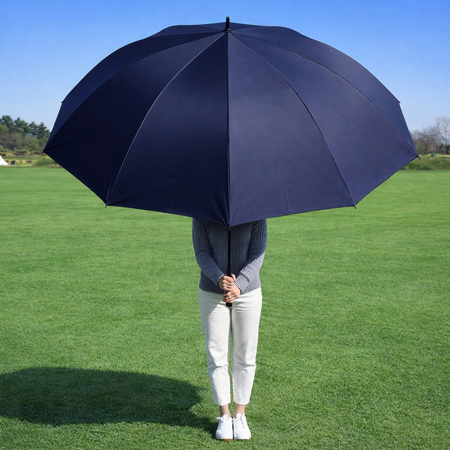 압도적 빅사이즈 초대형 자동 골프우산 UV차단 초경량 대형 장우산 의전용
