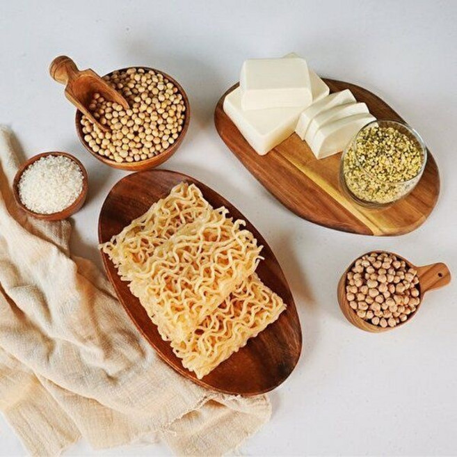 [하프클럽]쫄깃 생두부면 세트 (두부면 20개 + 멸치맛스프 5개 + 얼큰한맛스프 5개 + 비빔소스 10개), 없음