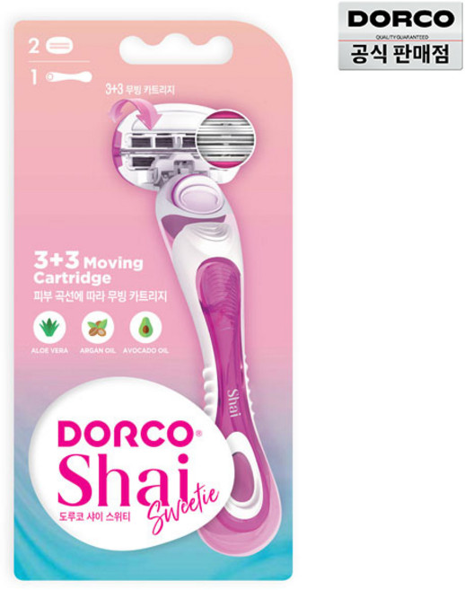 [도루코] Shai Sweetie(샤이스위티) 여성 면도기, 1개