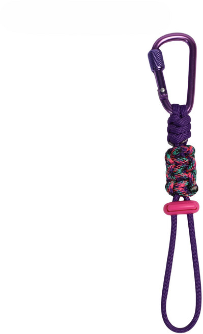 물병 걸이 홀더 휴대용 등산 물병고리 텀블러 클립 스트랩 버클, 1개, 퍼플