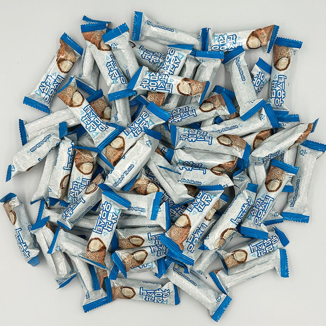 맛있는 삼각 미니 우유 스틱 대용량 과자 초코바 760g(약200개) 개별포장 옛날 간식, 200개