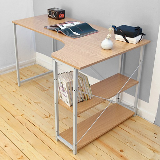 이지심플 L형책상, 화이트