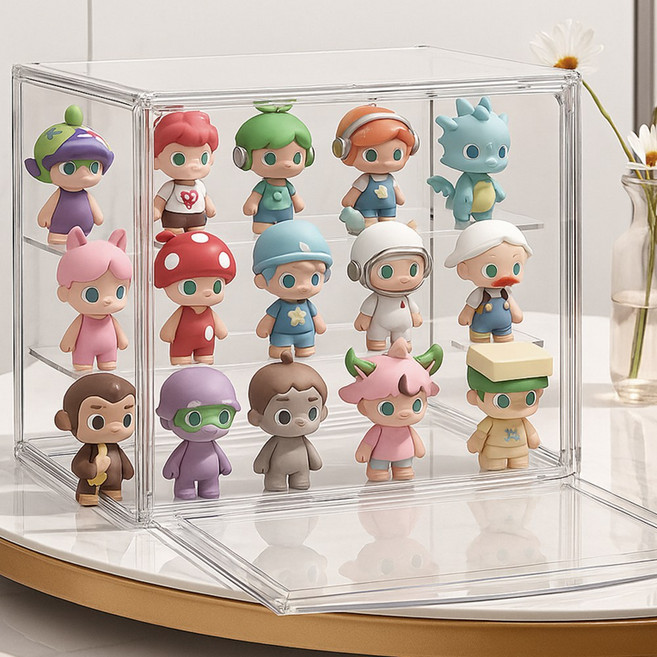 디심플 아크릴 케이스 피규어 장식장, 1개