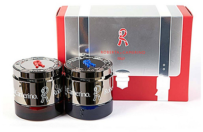 로베르타 디 까메리노 크롬 방향제 2종 3종 개당 60ml 풀패키지 차량용 가정용, 크롬 2P 레드+블루(60ml+60ml), 1개