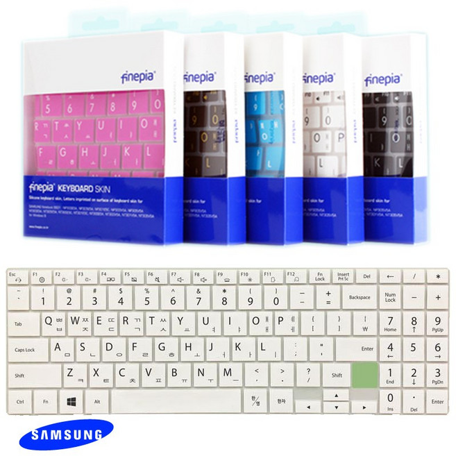 문자인쇄 삼성 갤럭시북 플렉스2 NT950QDA-X71AZ 한영 키스킨, A-Type-핑크/NT950QDA, 1개