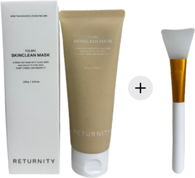 리터니티 율무팩 120ml 모공 축소 팩 브러쉬 스킨클린팩, 1개, 1개입