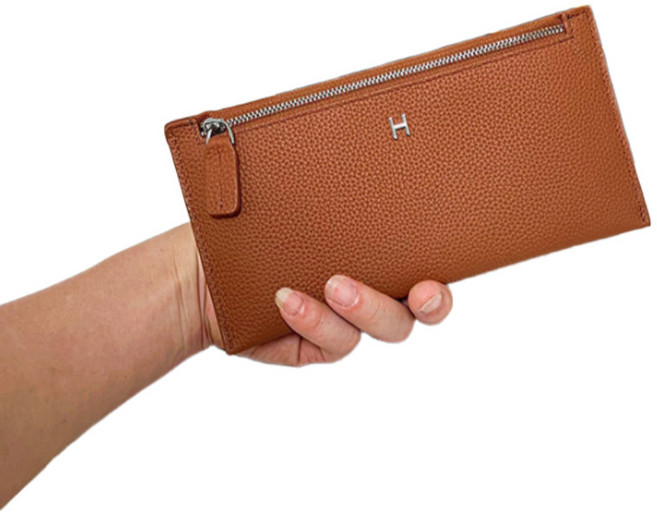 핏룸 프리미엄 소가죽 H장지갑 여성장지갑 가죽지갑 슬림장지갑 지폐지갑