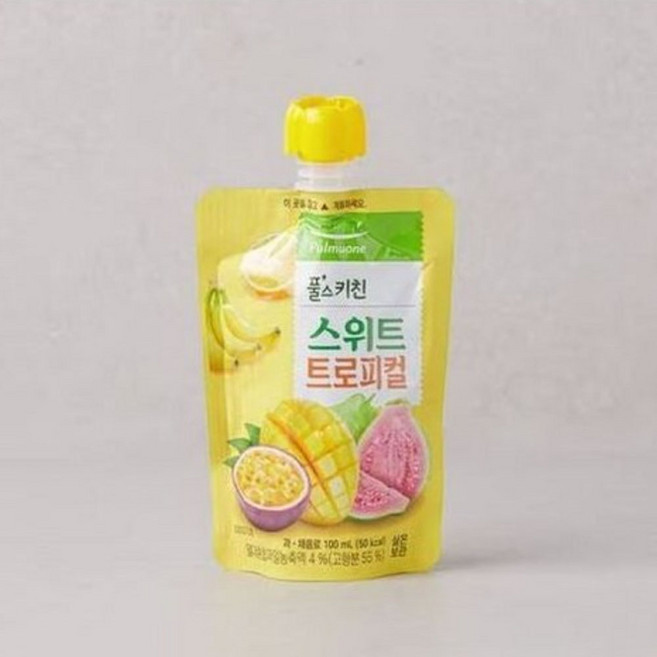 풀무원 풀스키친 스위트 트로피컬 과일주스, 40개, 100ml