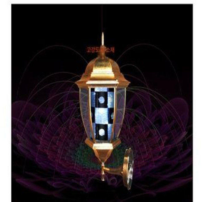 사인볼 회전간판 미니 간판 이발소 led 네온사인 야외, 1개, 각