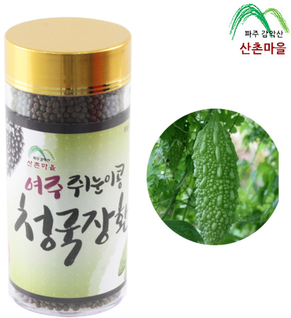 산촌마을 여주 쥐눈이콩 청국장환 250g, 250g x 6+1통, 7개