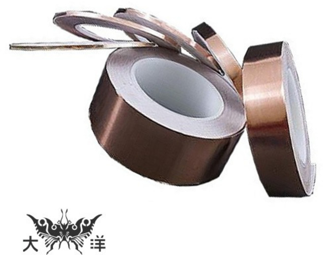 單導電銅箔膠帶, 1個, 寬度: 30mm (請先商品問答詢問)
