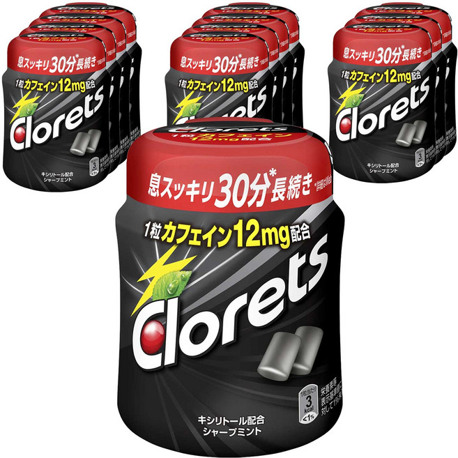 Clorets XP 薄荷瓶裝口香糖 R, 12個, 140g