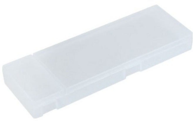 모닝글로리 2단 반투명 필통 커스텀 케이스, 2개