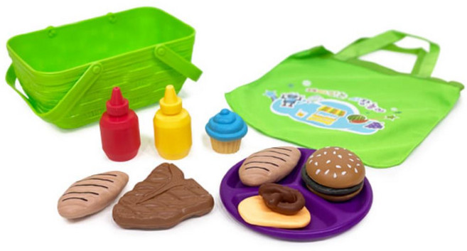 영유아소꿉놀이 시장가방포함 베이커리 빵집세트 알콩달콩 교구