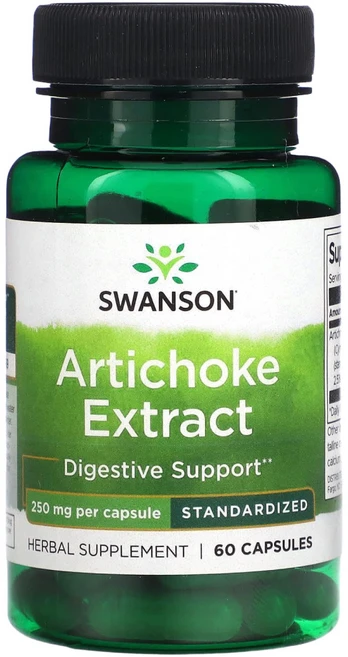Swanson 아티초크 추출물 250mg 캡슐 60정 Swanson (스완슨), 1개 - 쿠팡